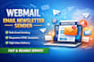 build webmail email sender webmailer for newsletter sending