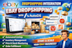 do ebay dropshhipng setup integration with autods product listing ebay store