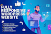 professional wordpress website using elementor pro