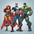 make dc or marvel style comic book and superhero character