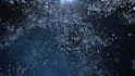 create under blue water animated logo video intro