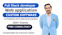 do custom ai software, full stack web application and software developer