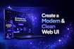 create a modern and clean web UI