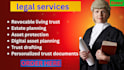 develop a trust, estate planning, revocable, irrevocable