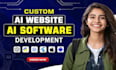 develop ai saas, ai website and software, full stack website development