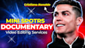 create a cinematic mini sports documentaries videos