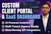 build a client portal and reporting dashboard for your saas agency