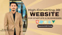design and develop fully responsive 3d website