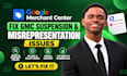 fix google merchant center misrepresentation and suspension issues