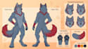 furry reference sheet furry ref sheet fursona character oc furry art anthro