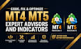 code, fix and optimize mt4 mt5 expert advisors and indicators