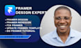 design redesign existing framer website edit framer template fix responsiveness