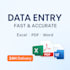 do data entry and copy paste