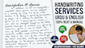 write beautiful handwritten notes and assignments in english and urdu