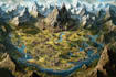 draw a fantasy map