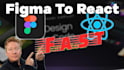 convert figma design to responsive react website, figma to react tailwind
