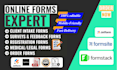 create online forms client intake forms registration forms order form in jotform