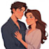 make couple portrait illustration