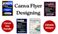 design professional canva editable flyers