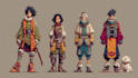 pixel art character design