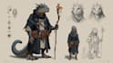 dnd character art and concept art