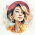 draw outstanding watercolor portrait