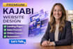 design a premium kajabi website with funnel, email automation, tracking