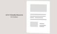 create an ats friendly resume for freshers and students