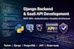 develop django backend and frontend rest apis, saas logic, database