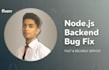 fix backend issues in node js apps