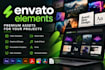 provide envato elements assets, templates and files