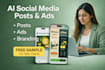 create ai social media content and ad creatives