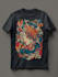 make a japanese t shirt illustration