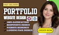 build wordpress personal portfolio website, wordpress business portfolio website