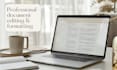professionally format and layout your document