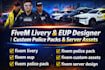create custom fivem liveries, eup clothing, and police packs