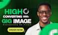 create a high quality fiverr gig image