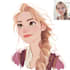 do disney style cartoon portrait