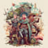 create dnd party art illustration