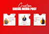 design creative social media posts