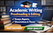 provide professional academic and technical writing editing and proofreading