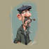 draw artistic cartoon caricatures
