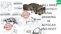 make architectural drawing in autocad and revit