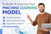 evaluate and improve your machine learning model