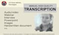 transcripe norwegian audio, handwritten documents and video