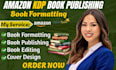 do book publishing on amazon kdp, book formatting, self publishing, amazon kdp