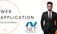 develop an asp dot net web app as a full stack developer
