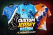custom sports jersey design with name and numbe