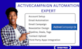 setup activecampaign automation email template landing page active campaign
