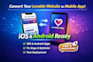 convert your lovable website to ios and android mobile app